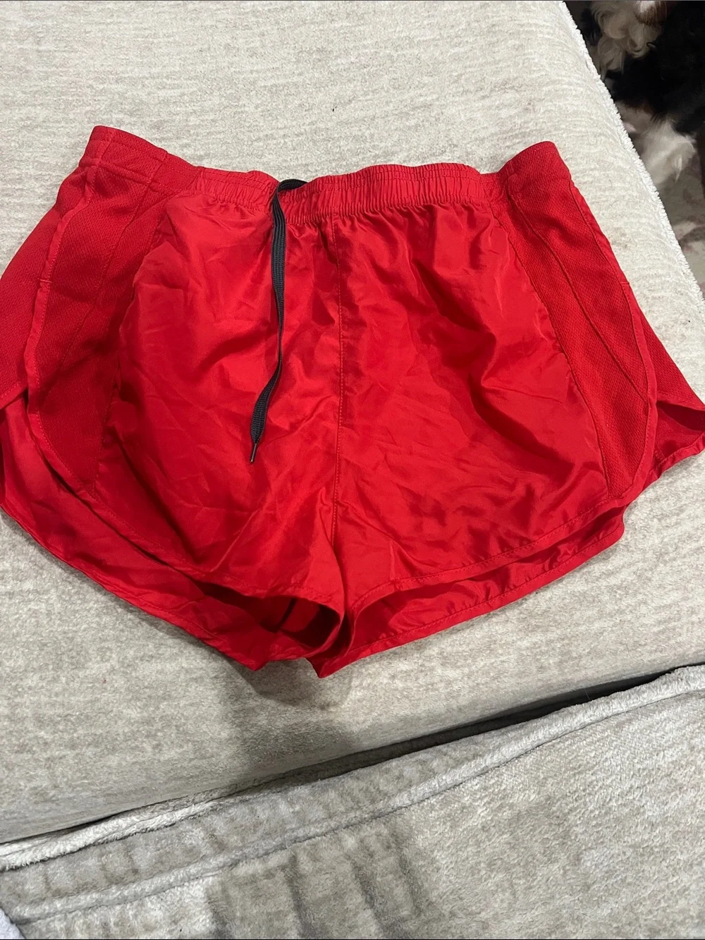 Men's Red Athletic Running Shorts